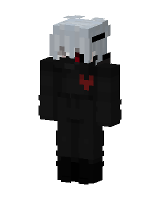 Black Villain Boy skin, 3D preview