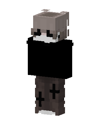 Black Emo skin, 3D preview
