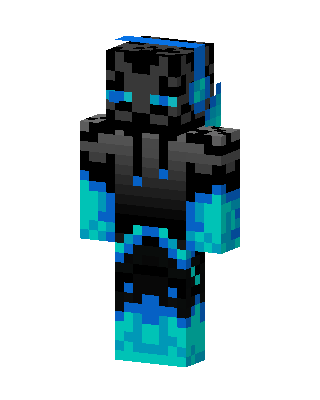 Black Hero Boy skin, 3D preview