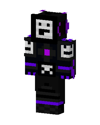 Purple Robot skin, 3D preview