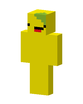 Yellow Mob skin, 3D preview