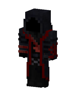 Black Hooded Villain Boy Minecraft skin