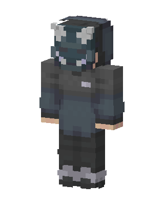 Gray Player Boy skin, 3D preview