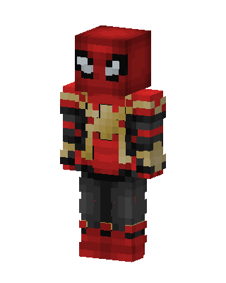 Integrated Suit Spider-Man skin, 3D preview