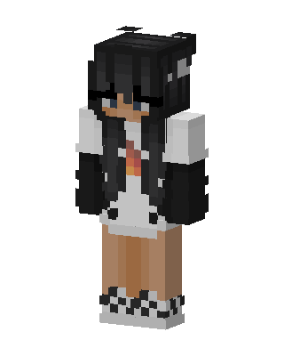 Checkered Vans Girl Minecraft skin