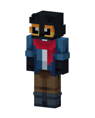 Blue Hero Boy Minecraft blue skin