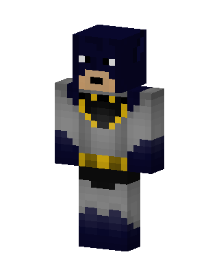 Batman skin, 3D preview