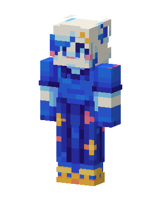 Blue Jester Minecraft cute skin