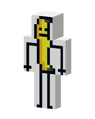 White Mob Boy skin, 3D preview
