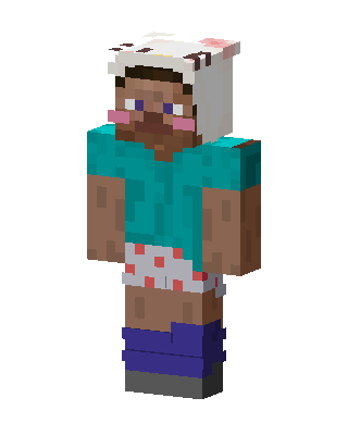 Teal Animal Minecraft skin