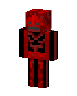 Red Fighter skin, 3D preview