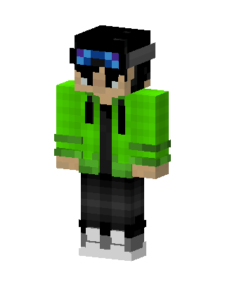 Green Gamer Boy Minecraft skin