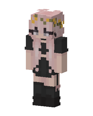 Blossom Goth skin, 3D preview