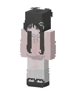 Soft Pink Girl skin, 3D preview