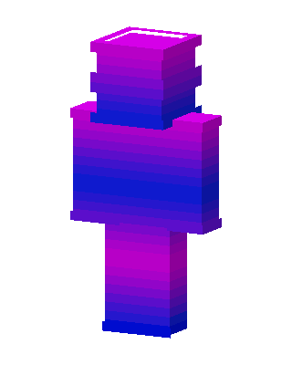 Neon Gradient skin, 3D preview