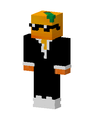 Orange Agent skin, 3D preview