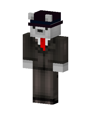 Polar Bear Gentleman Minecraft skin