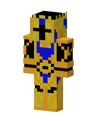Golden Knight skin, 3D preview