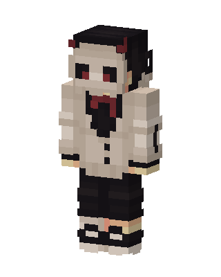 Demon Hoodie skin, 3D preview