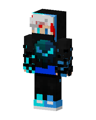Cyber Hoodie skin, 3D preview