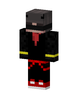 Black Villain Boy Minecraft black skin