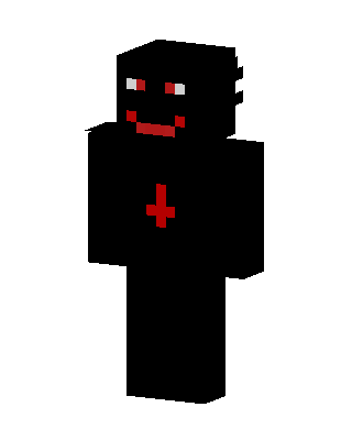 Black Villain Boy Minecraft PvP skin