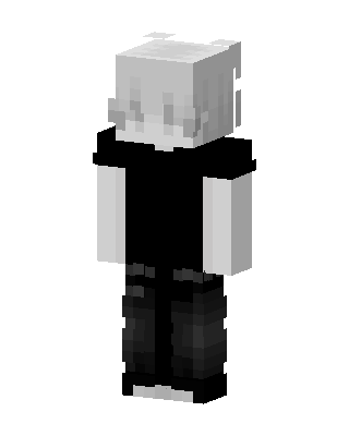 Black Emo Boy Minecraft goth skin