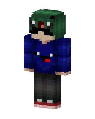 Blue Mob Boy Minecraft skin