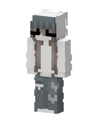 Gray Player Boy Minecraft skin