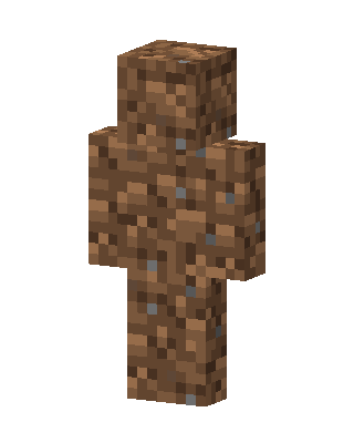 Dirt Block skin, 3D preview