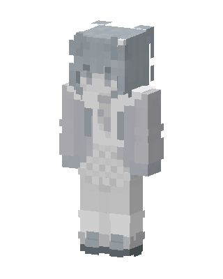 Frosty Maid skin, 3D preview