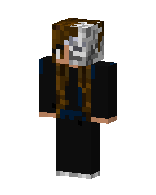 Black Player Boy skin, 3D preview