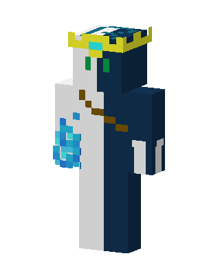Ranboo With Crown skin, 3D preview