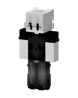 Monochrome Ghost skin, 3D preview