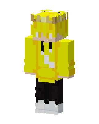 Golden Crown Hoodie Minecraft skin