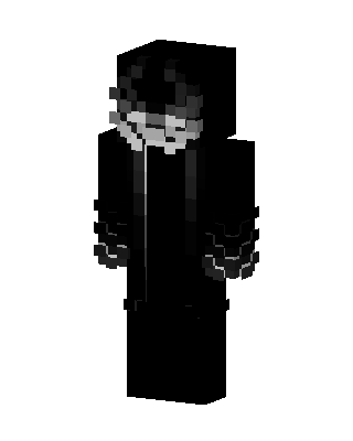 Black Villain Boy skin, 3D preview