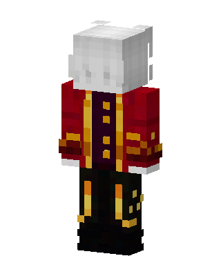 Crimson Officer skin, 3D preview