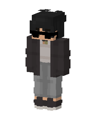 Shades Hoodie Boy skin, 3D preview