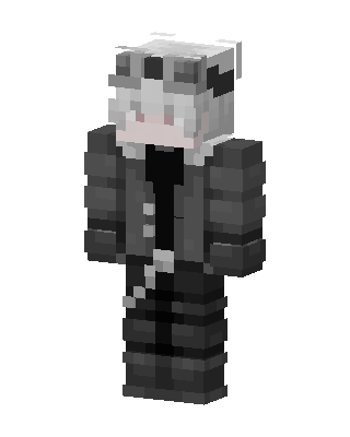 Gray Crown Wolf skin, 3D preview