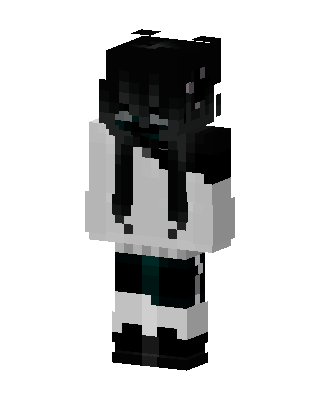 Shadow Hoodie Girl Minecraft skin