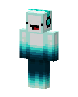 Teal Mob skin, 3D preview