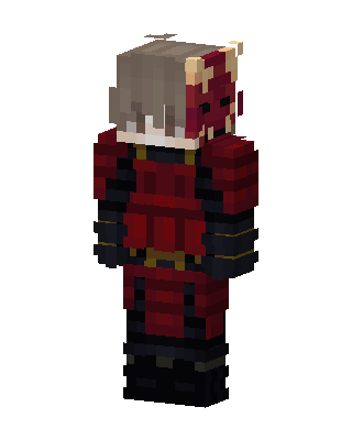 Oni Samurai skin, 3D preview