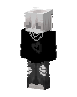 Black Player Boy skin, 3D preview