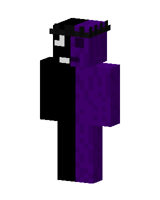 Purple King skin, 3D preview