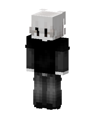 Black Emo Boy Minecraft goth skin