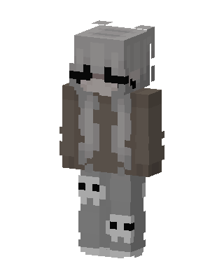 Gray Animal skin, 3D preview