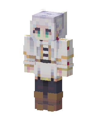 Frieren skin, 3D preview