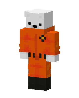 Orange Animal skin, 3D preview