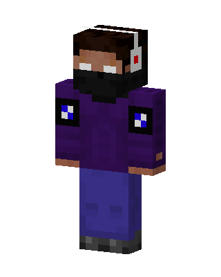 Masked Headphone Gamer skin, 3D preview