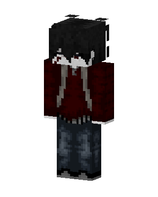 Crimson Hoodie Boy Minecraft skin